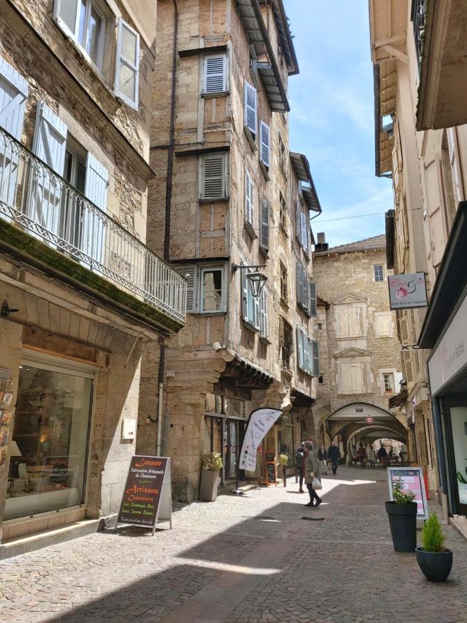 ヴィルフランシュ・ド・ルエルグLe Petit Saint-Georges, Centre Historiqueアパートメント エクステリア 写真